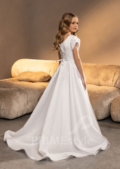 Luxusné šaty na 1. sväté prijímanie LVK001 2