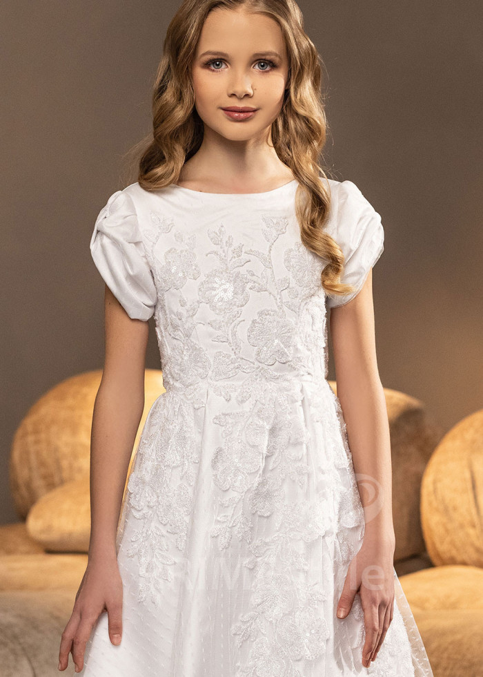 Luxusné šaty na 1. sväté prijímanie LVK001