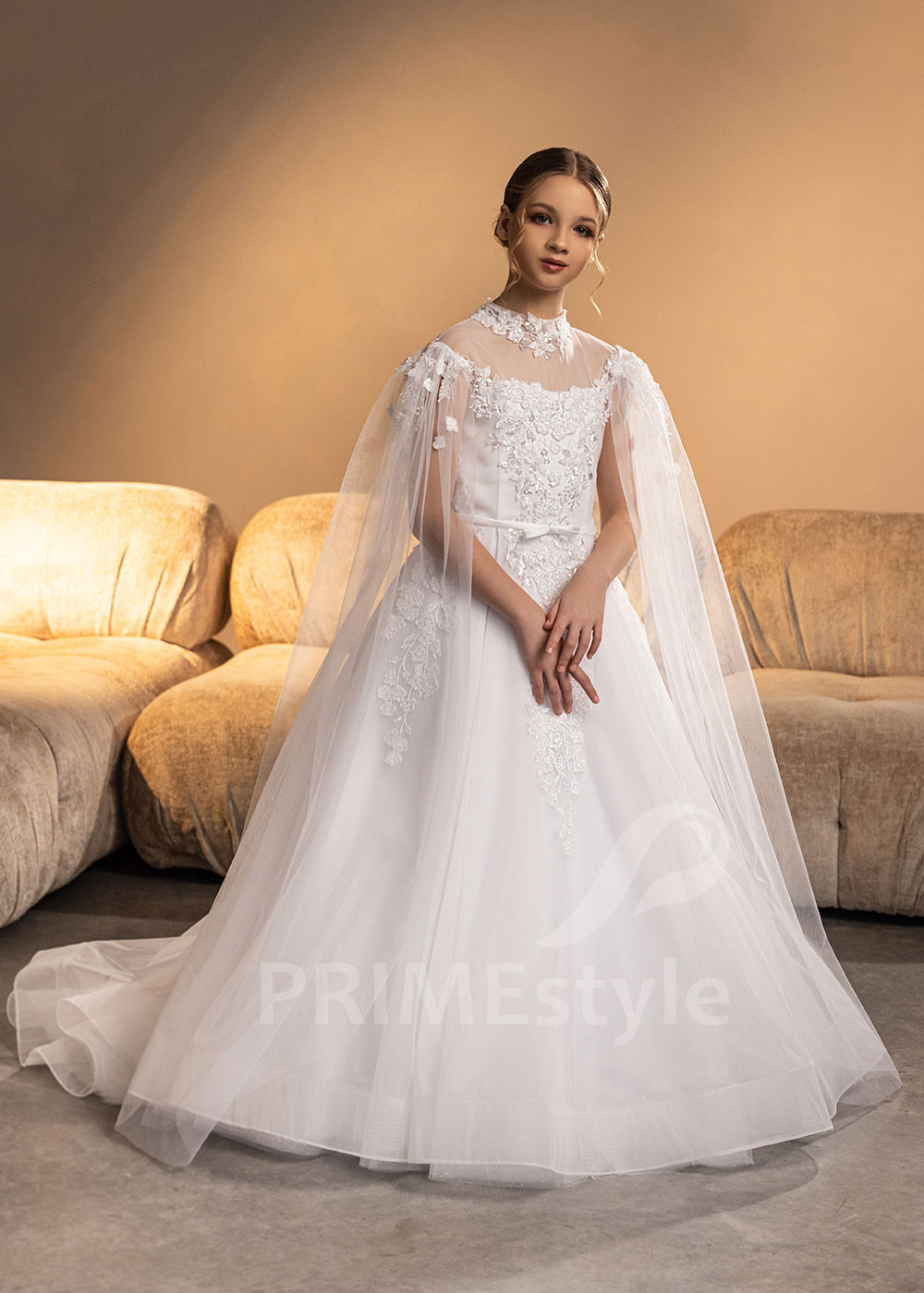 Luxusné šaty na prvé sväté prijímanie LVK002