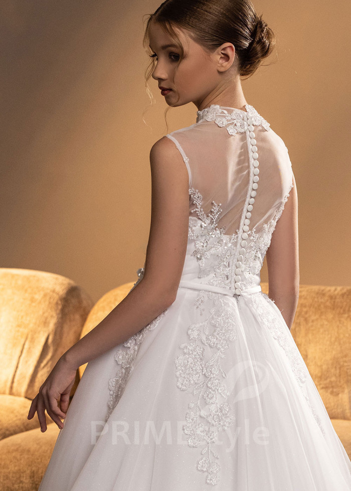 Luxusné šaty na prvé sväté prijímanie LVK002