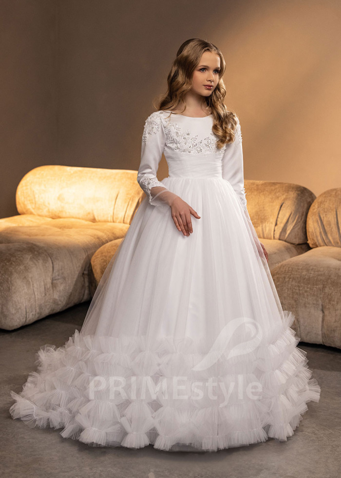 Luxusné šaty na 1. sväté prijímanie LVK003