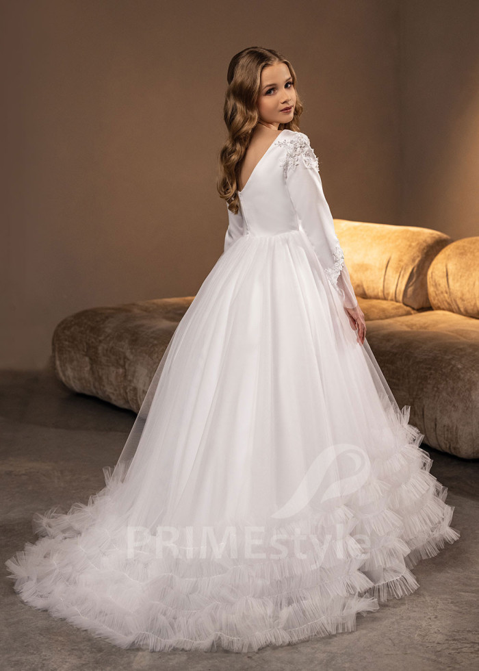 Luxusné šaty na 1. sväté prijímanie LVK003