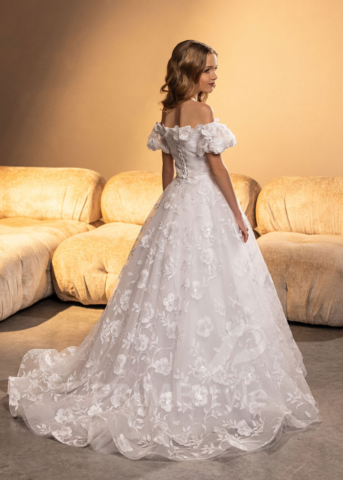 Luxusné šaty na 1. sväté prijímanie LVK005