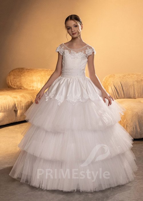 Luxusné šaty na prvé sväté prijímanie LVK006