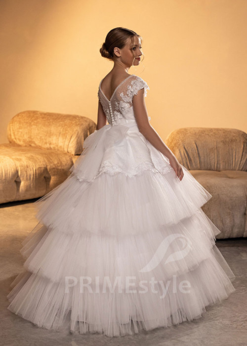 Luxusné šaty na prvé sväté prijímanie LVK006 2