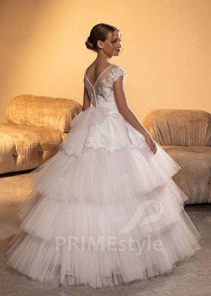 Luxusné šaty na prvé sväté prijímanie LVK006