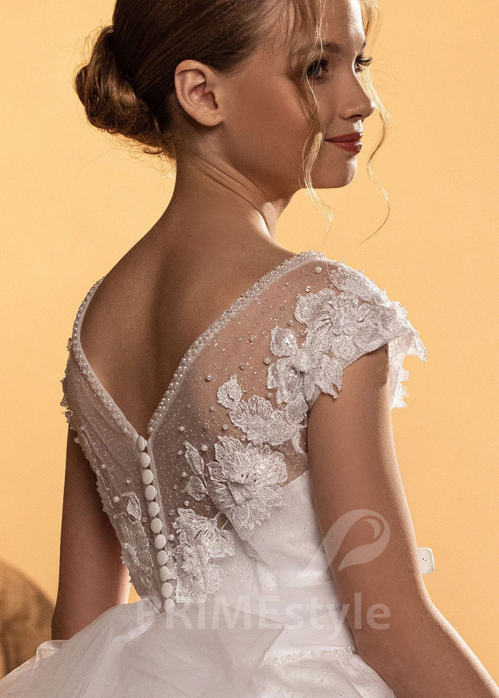 Luxusné šaty na prvé sväté prijímanie LVK006