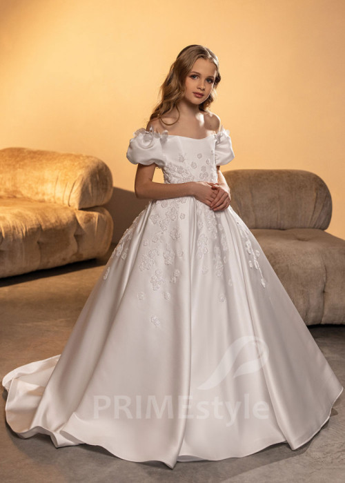 Luxusné šaty na 1. sväté prijímanie LVK007