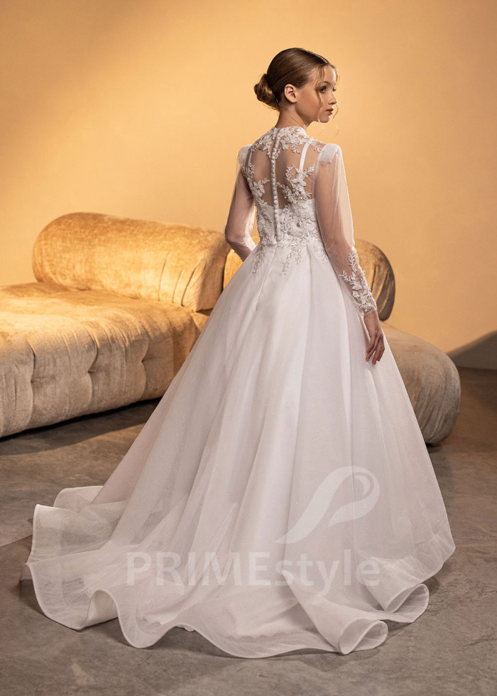 Luxusné šaty na prvé sväté prijímanie LVK008