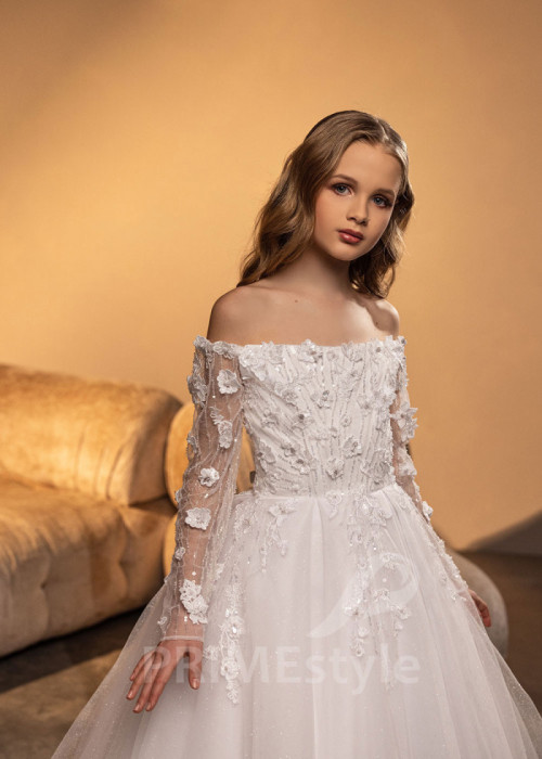 Luxusné šaty na 1. sväté prijímanie LVK009 2