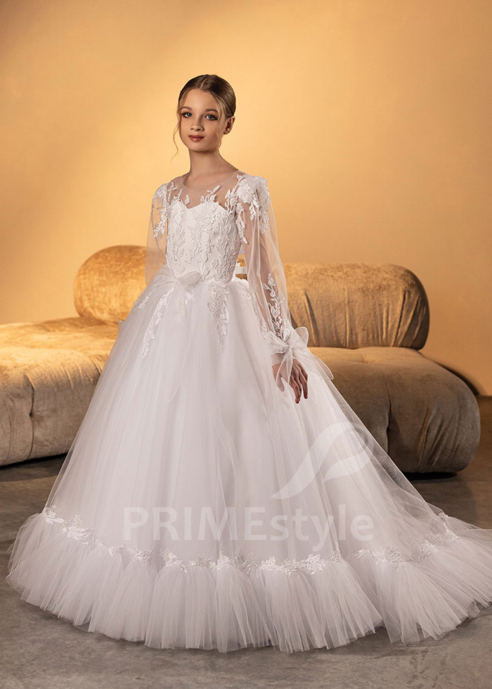 Luxusné šaty na prvé sväté prijímanie LVK010