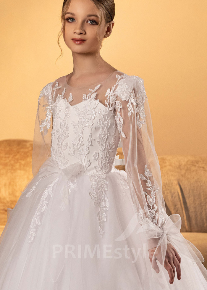 Luxusné šaty na prvé sväté prijímanie LVK010