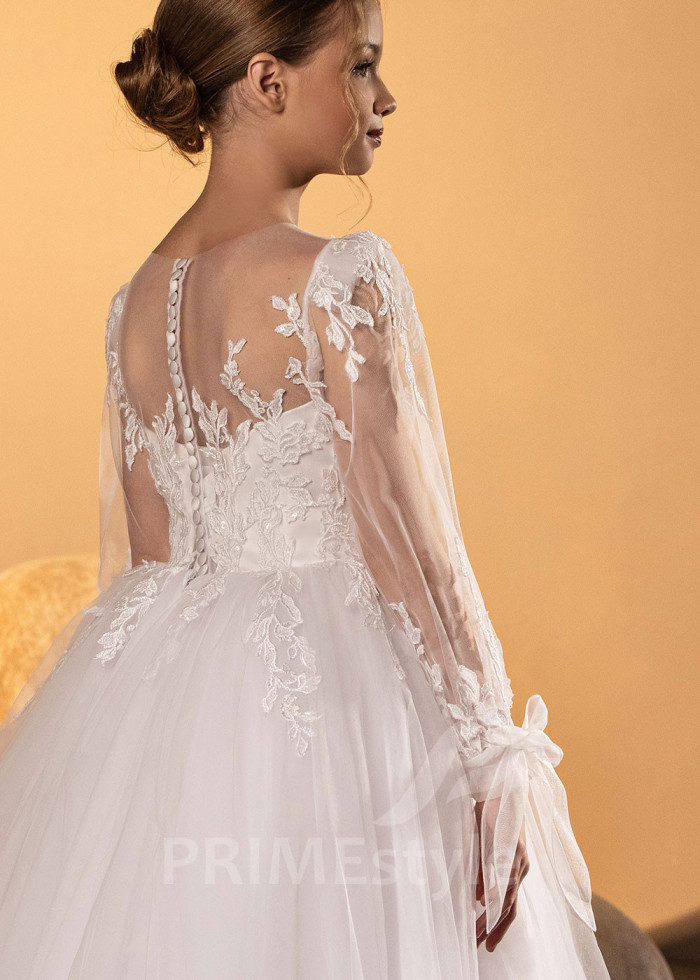 Luxusné šaty na prvé sväté prijímanie LVK010