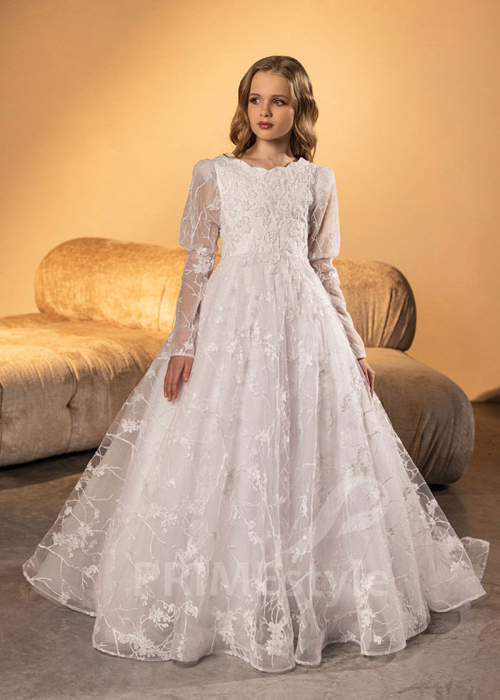 Luxusné šaty na 1. sväté prijímanie LVK011