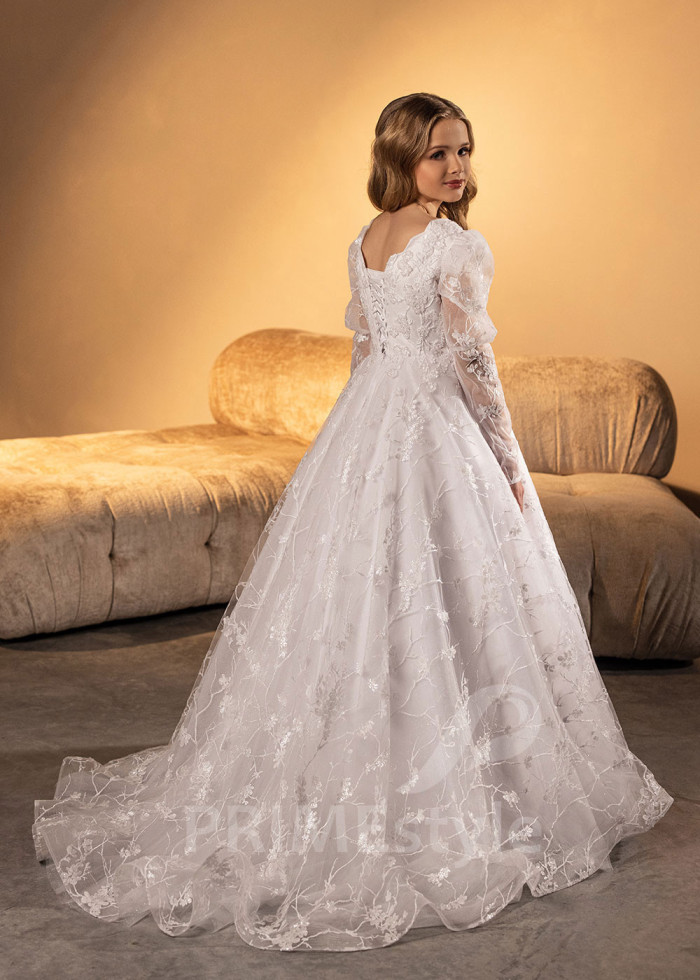 Luxusné šaty na 1. sväté prijímanie LVK011