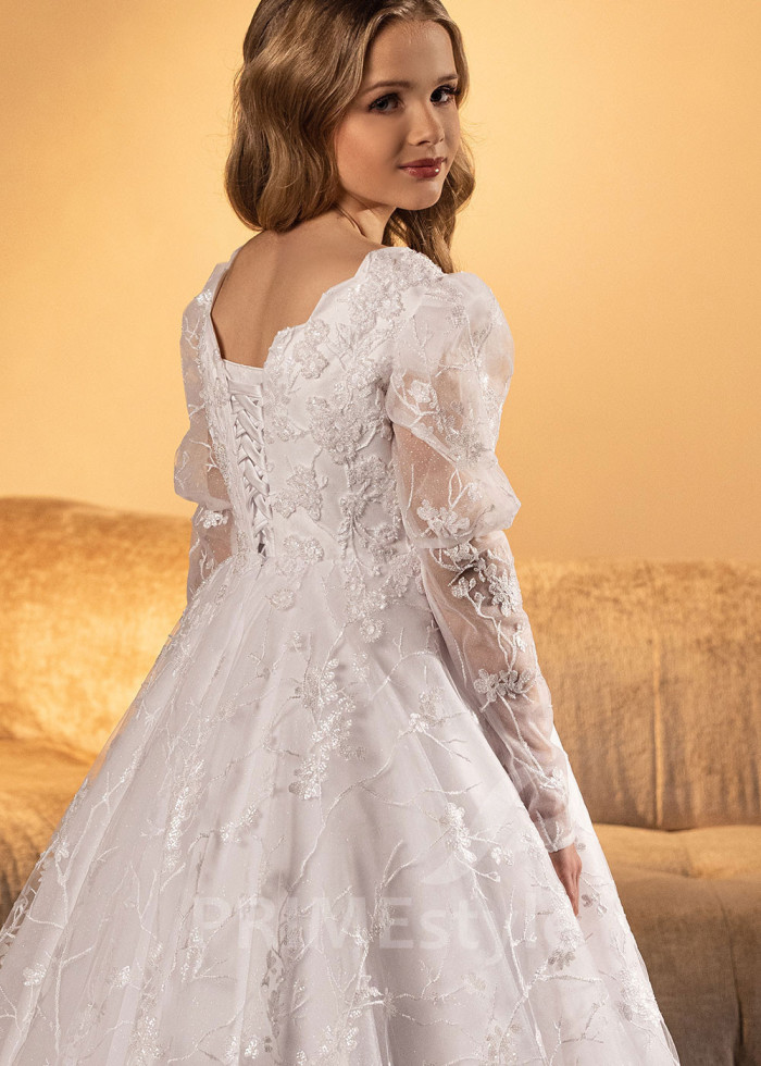 Luxusné šaty na 1. sväté prijímanie LVK011