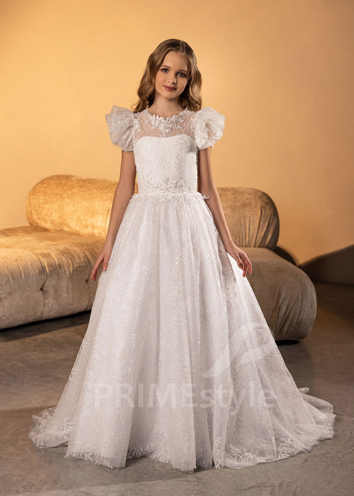 Luxusné šaty na 1. sväté prijímanie LVK013