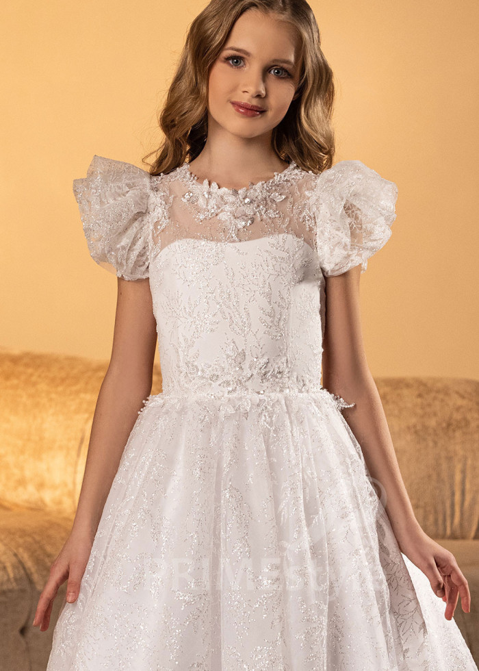 Luxusné šaty na 1. sväté prijímanie LVK013