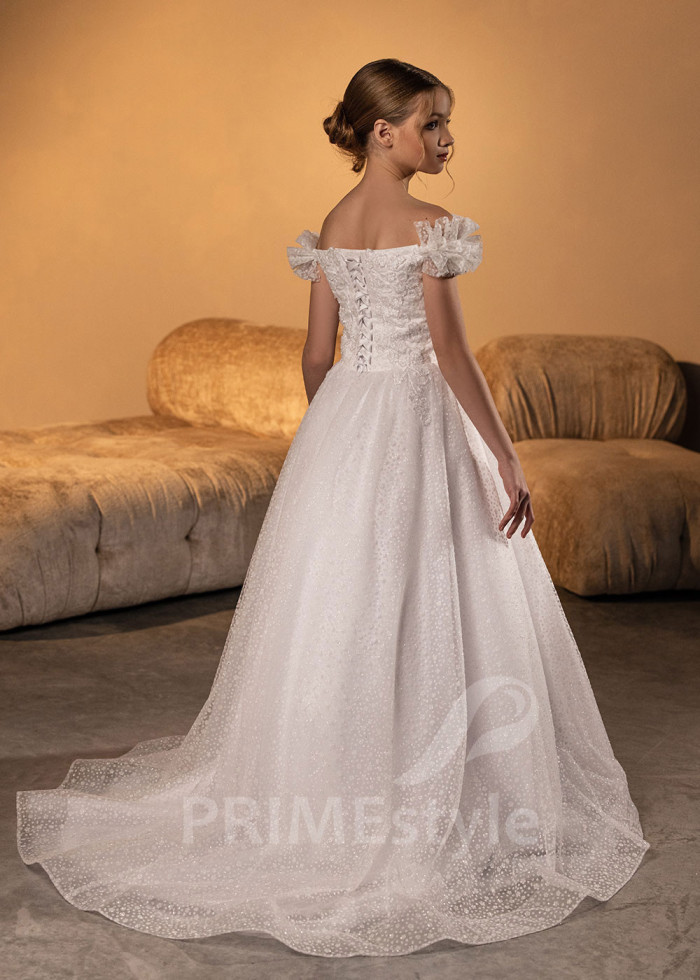 Luxusné šaty na prvé sväté prijímanie LVK014