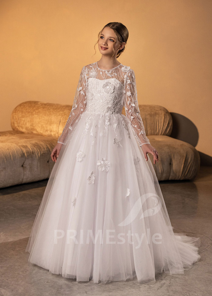 Luxusné šaty na 1. sväté prijímanie LVK015