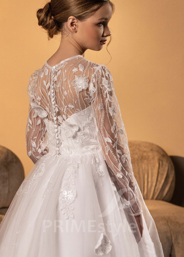 Luxusné šaty na 1. sväté prijímanie LVK015