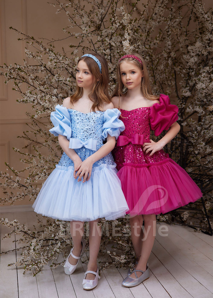 Detské slávnostné šaty LS152