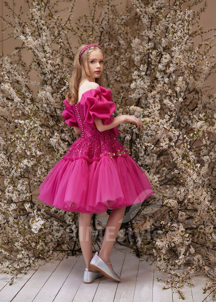 Detské slávnostné šaty LS152