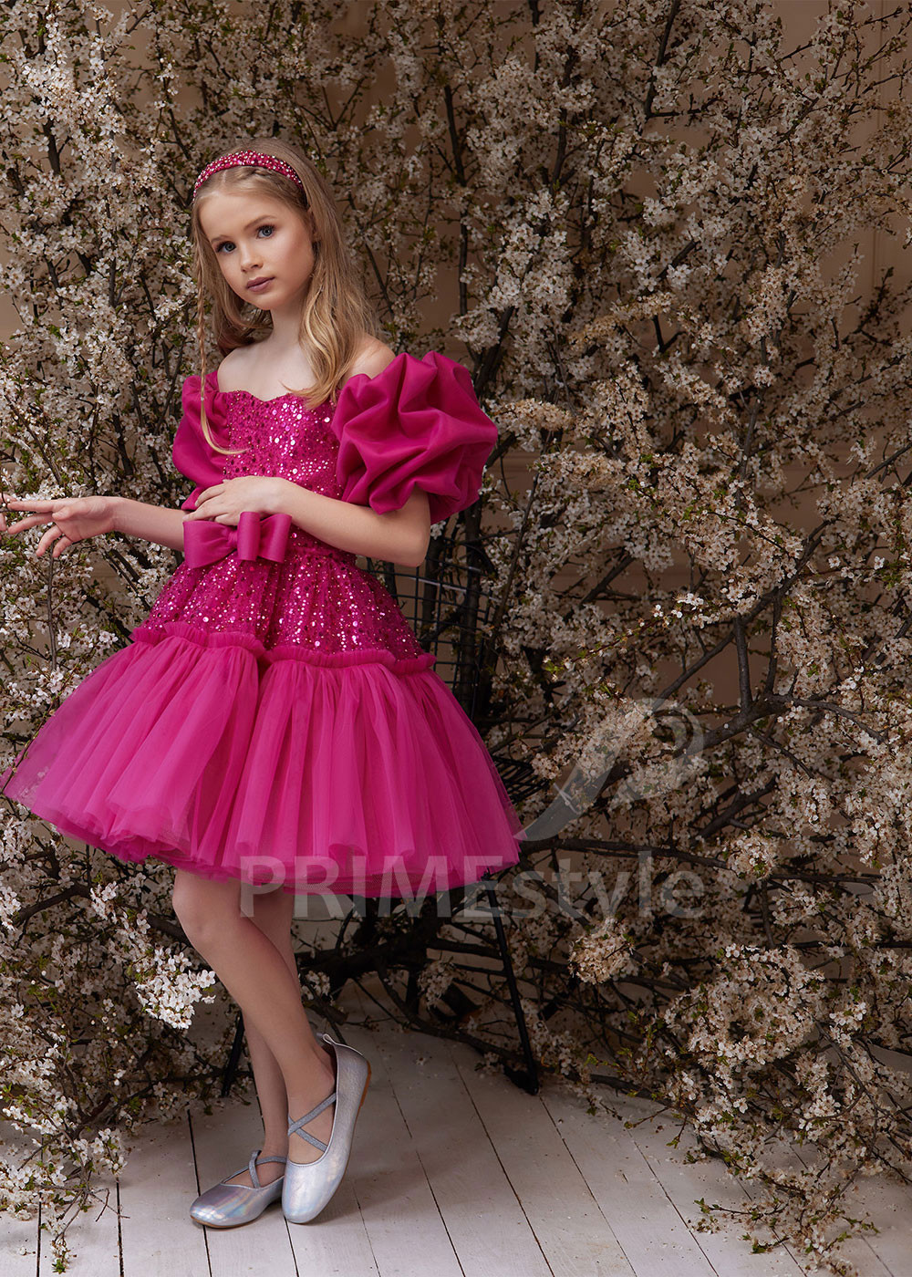 Detské slávnostné šaty LS152