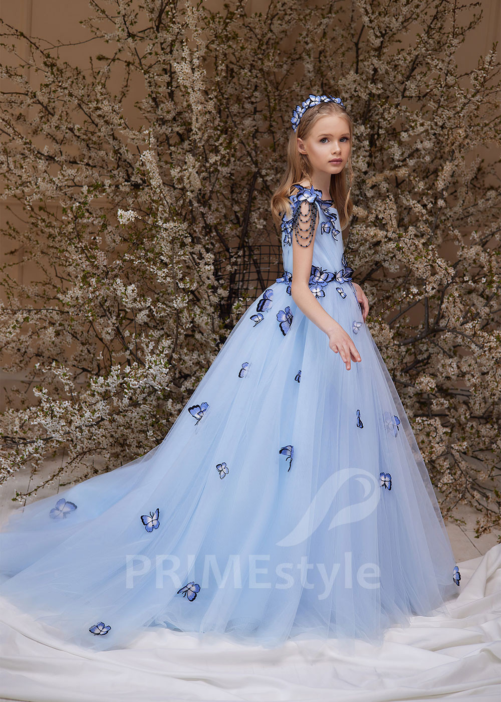 Detské princeznovské šaty  LS154