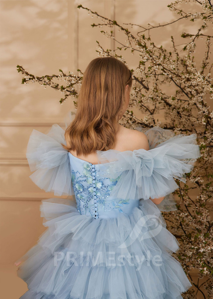 Tylové detské šaty LS157