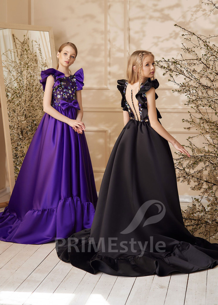 Detské spoločenské šaty LS158