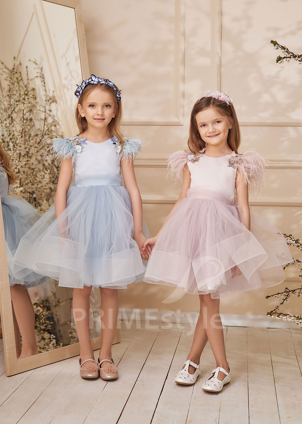 Detské šaty pre malé družičky LS159