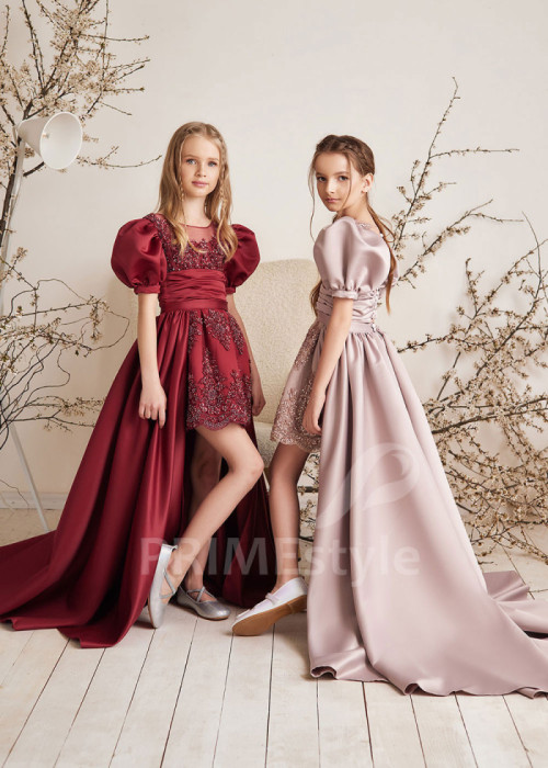 Detské spoločenské šaty LS160