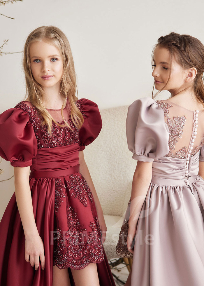 Detské spoločenské šaty LS160