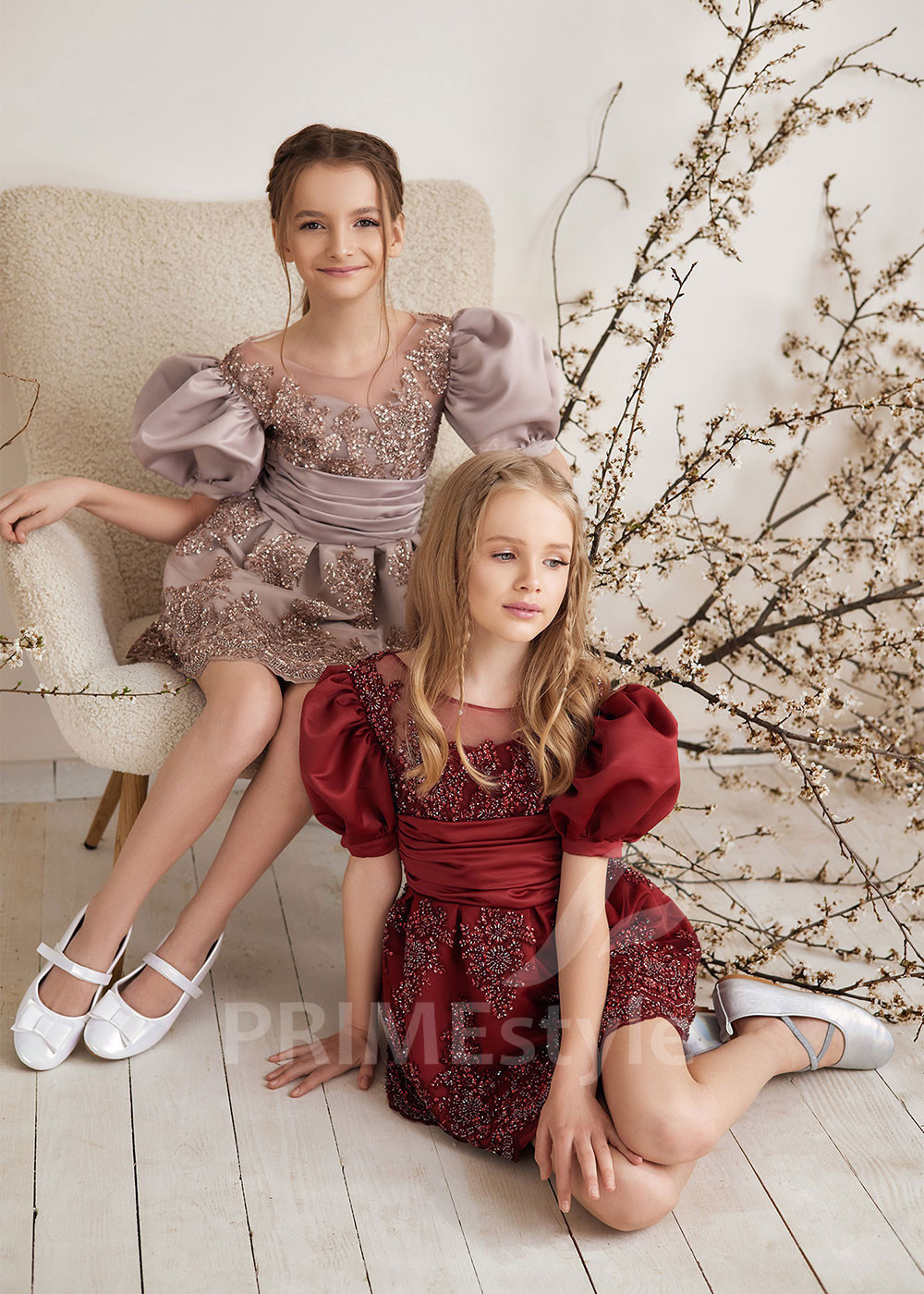 Detské spoločenské šaty LS160