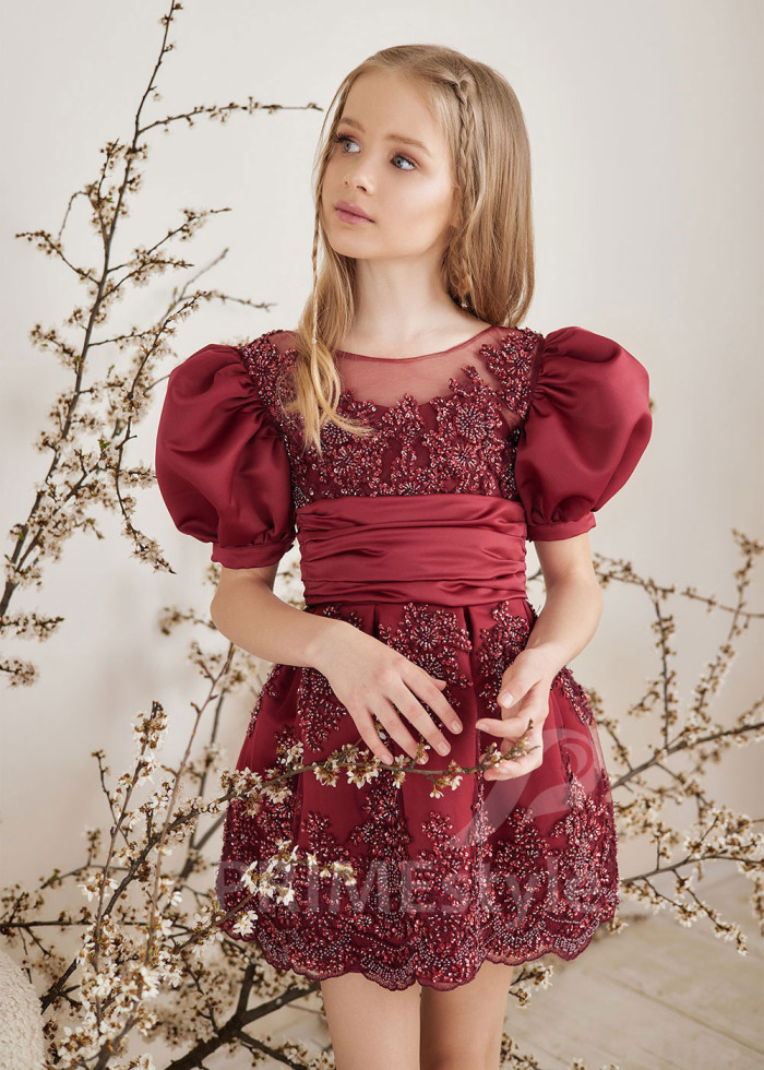 Detské spoločenské šaty LS160