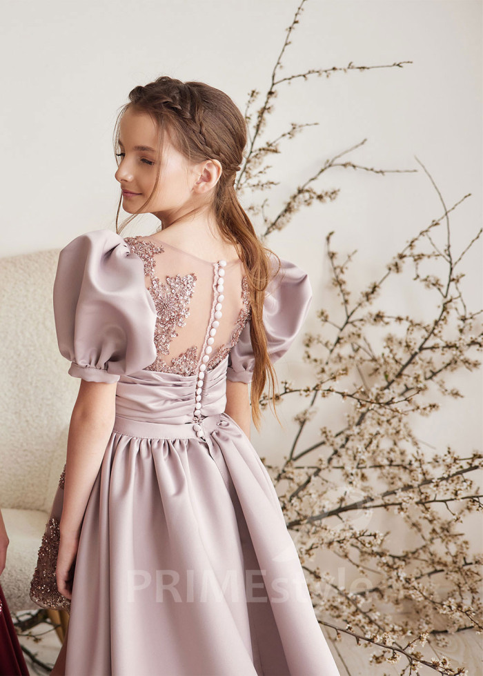 Detské spoločenské šaty LS160