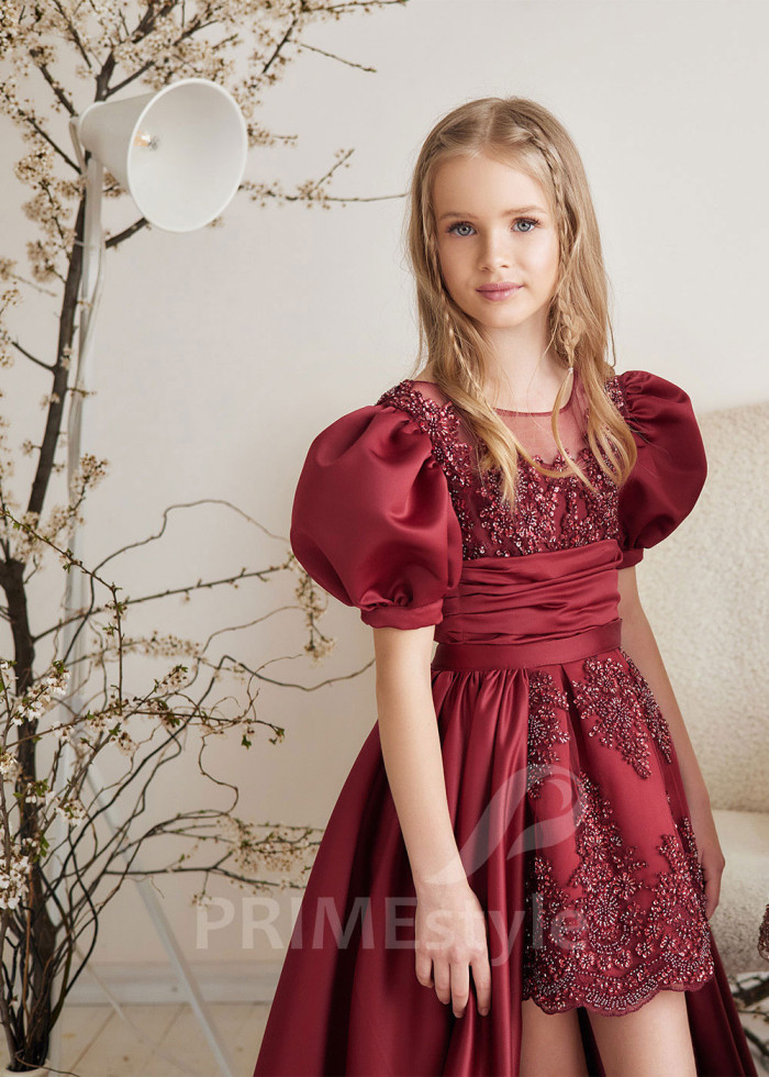 Detské spoločenské šaty LS160