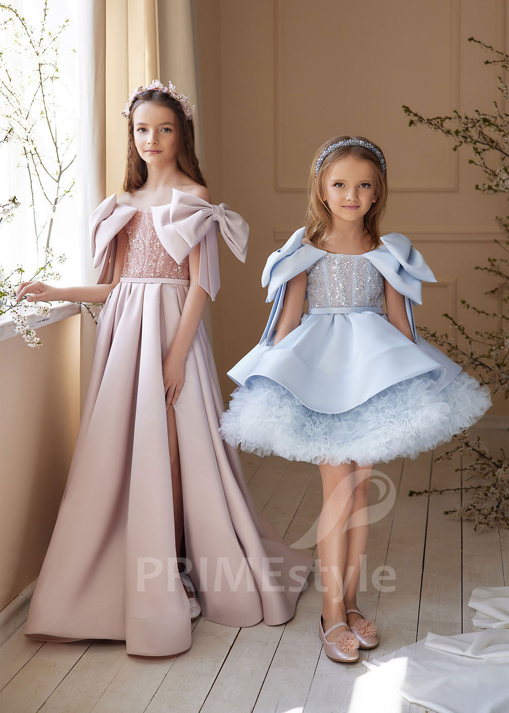 Detské slávnostné šaty LS164