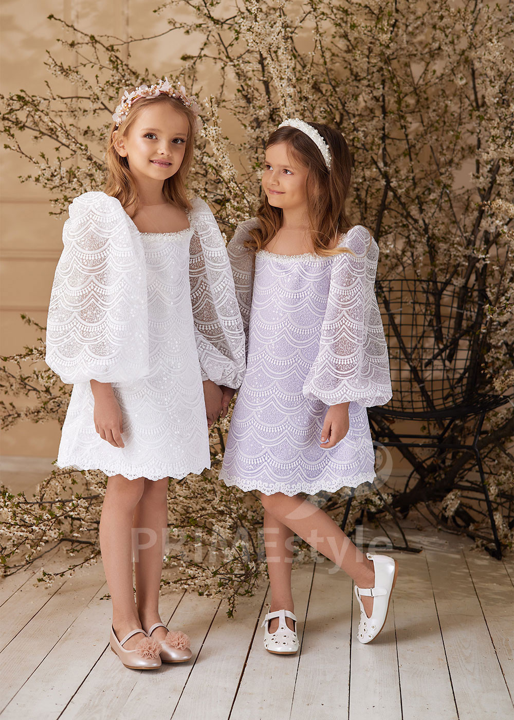 Detské šaty na svadbu LS167