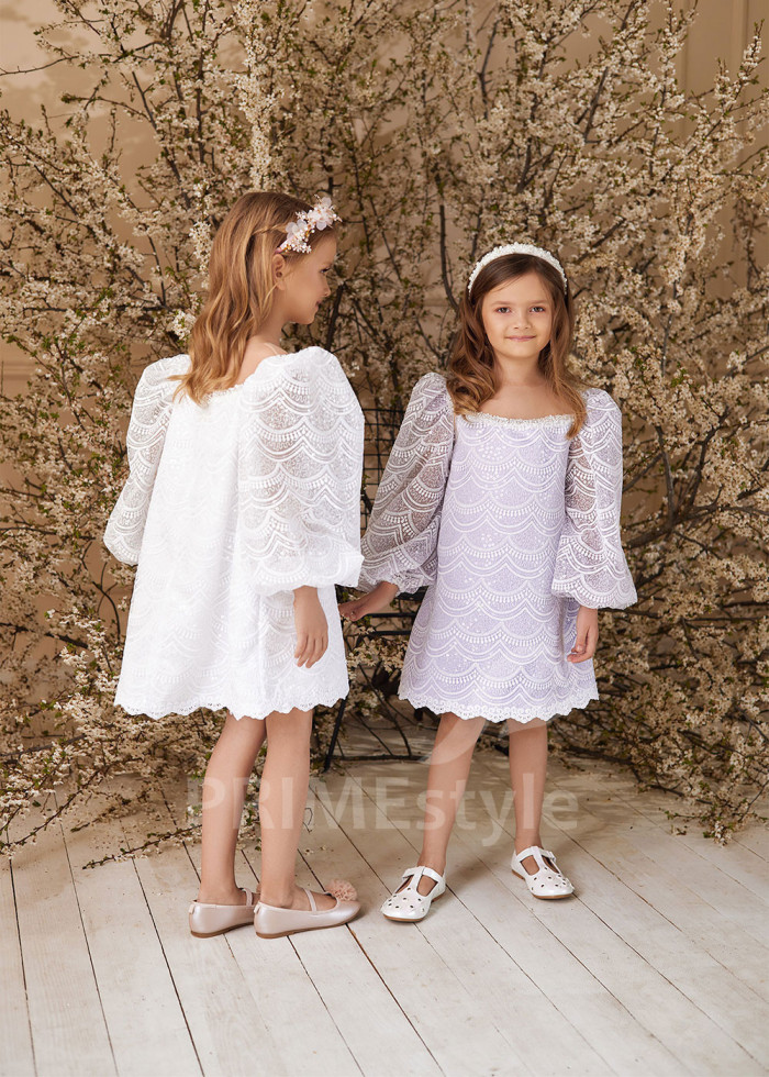 Detské šaty na svadbu LS167