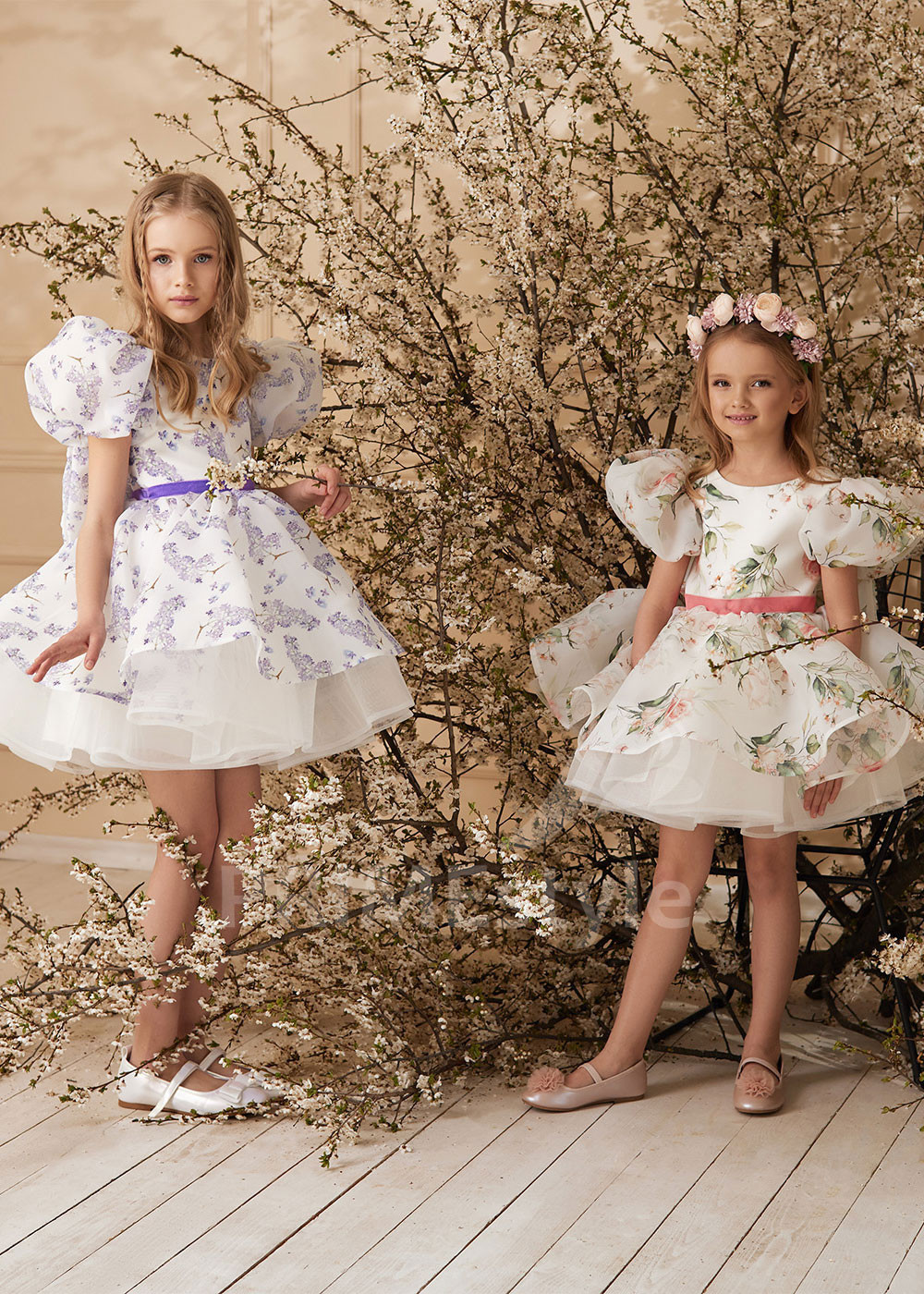 Šaty na svadbu pre malé družičky LS168
