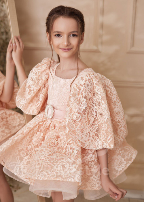 Detské šaty na svadbu LS170 2