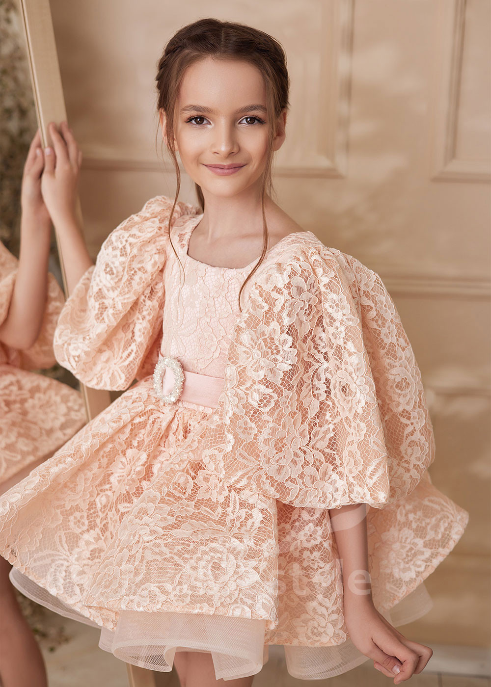Detské šaty na svadbu LS170