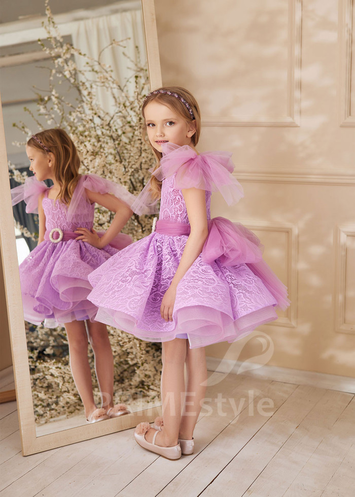 Detské šaty na svadbu LS170