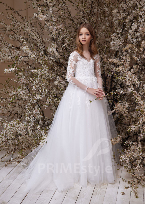 Šaty na prvé sväté prijímanie LS171