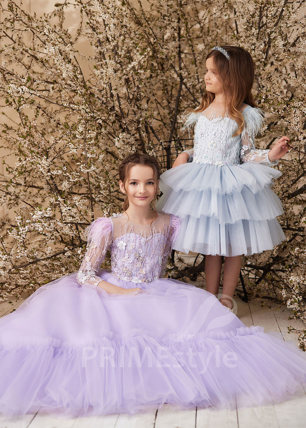 Detské šaty na svadbu LS174