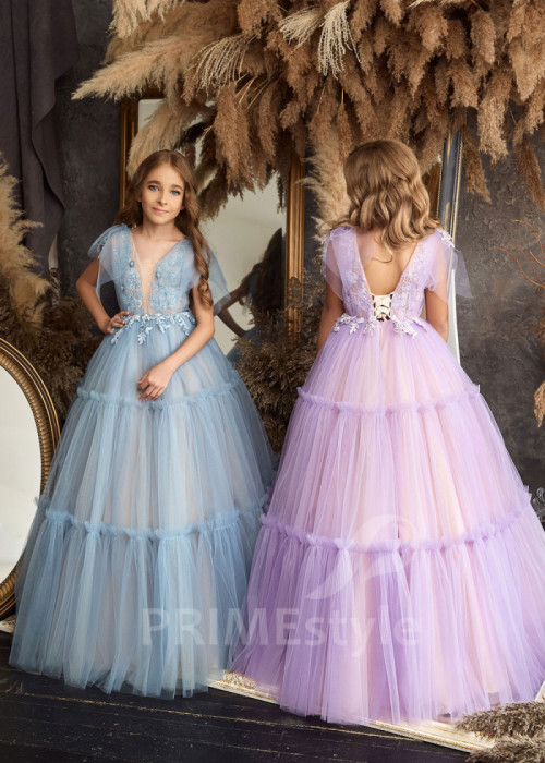 Dievčenské spoločenské šaty LC2310