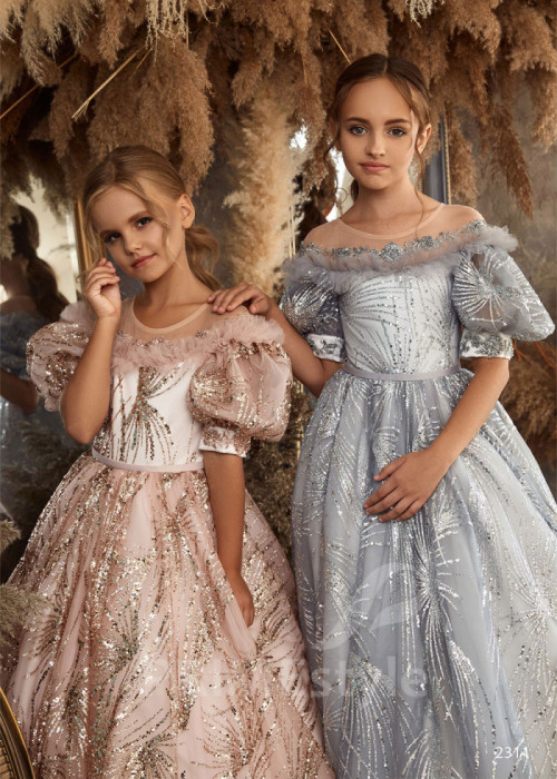 Luxusné dievčenské šaty LC2311 2