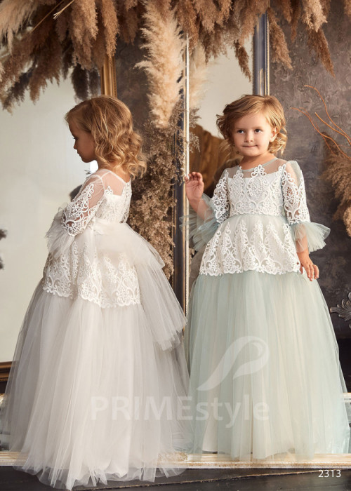 Šaty na svadbu pre malé družičky LC2313